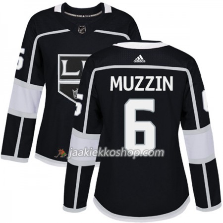Nainen NHL Los Angeles Kings Pelipaita Jake Muzzin 6 Adidas 2017-2018 Musta Authentic